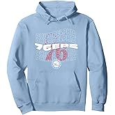 NBA Philadelphia 76ers Wave Outline Team Logo Pullover Hoodie