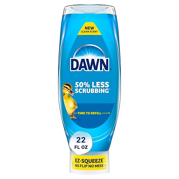 DAWN EZ-SQUEEZE ULTRA DISH SOAP, DISHWASHING LIQUID, ORIGINAL, DISH SOAP REFILL, 22 FL OZ