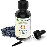 Stomach Saver from Dr. Clark Store, Contains Lugol’s Iodine 2% Granular Iodine - 1 fl. Oz with a Dropper and Cone Cap for Traveling