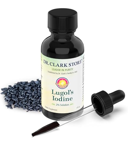 FürstenMED® Lugol Solution 5% Iodine Solution 100 Ml Brown Glass Bottle With Drip Pipette From Germany No Additives
