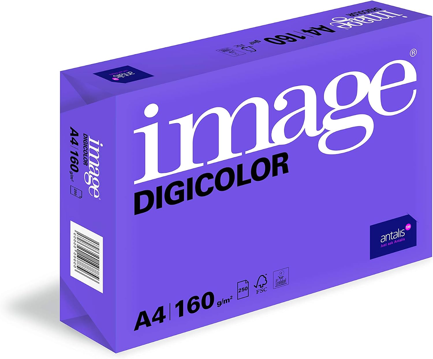 Image Digicolor fsc4 A4 210x297mm 160gm2 250sh/RM 5rm/BX, White