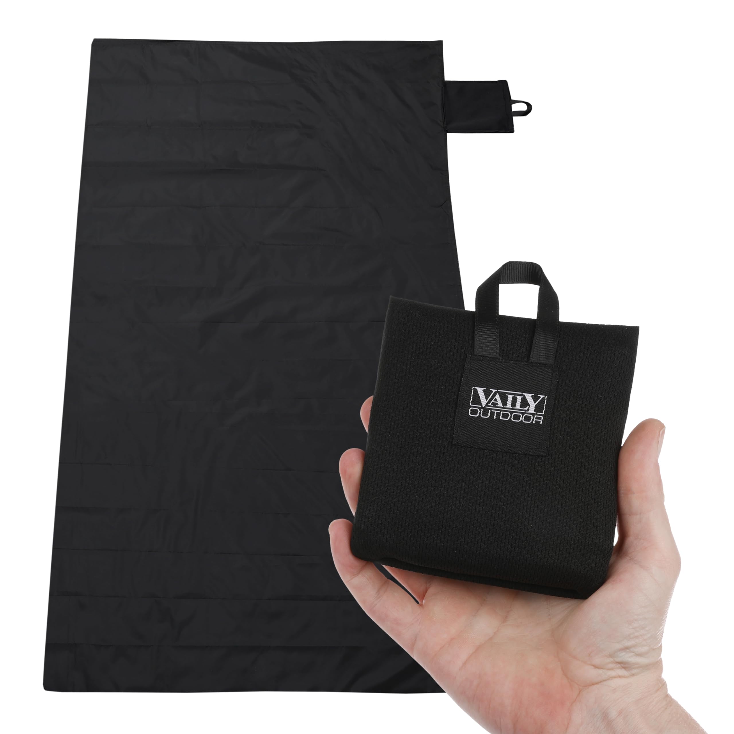 Vaily Mini Picnic Blanket Mat - Thin and lightweight accessoire for beach, travel, picnic and camping (80 x 140 cm)