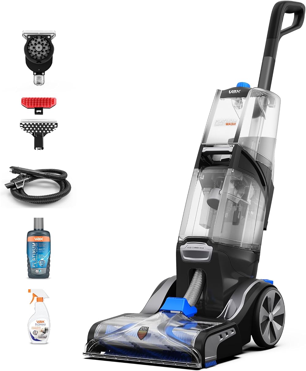 Vax Platinum SmartWash Carpet Cleaner 1200W With SpinScrub Tools