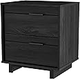 South Shore Fynn 2-Drawer Nightstand, 0, Gray Oak