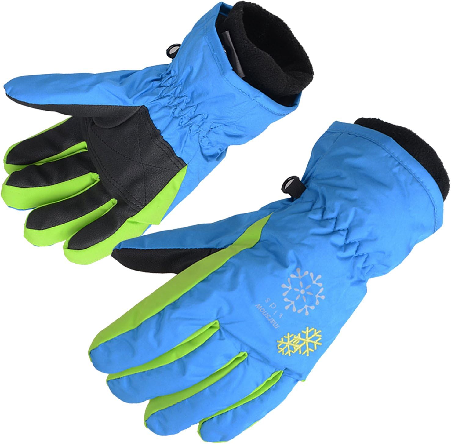 AMYIPO Kids Winter Snow Ski Gloves Children Snowboard Gloves for Boys