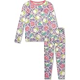 Cuddl Duds Girls Thermal Underwear Set - Hello Kitty, Squishmallows, Barbie Designs - Kids Long John Base Layer