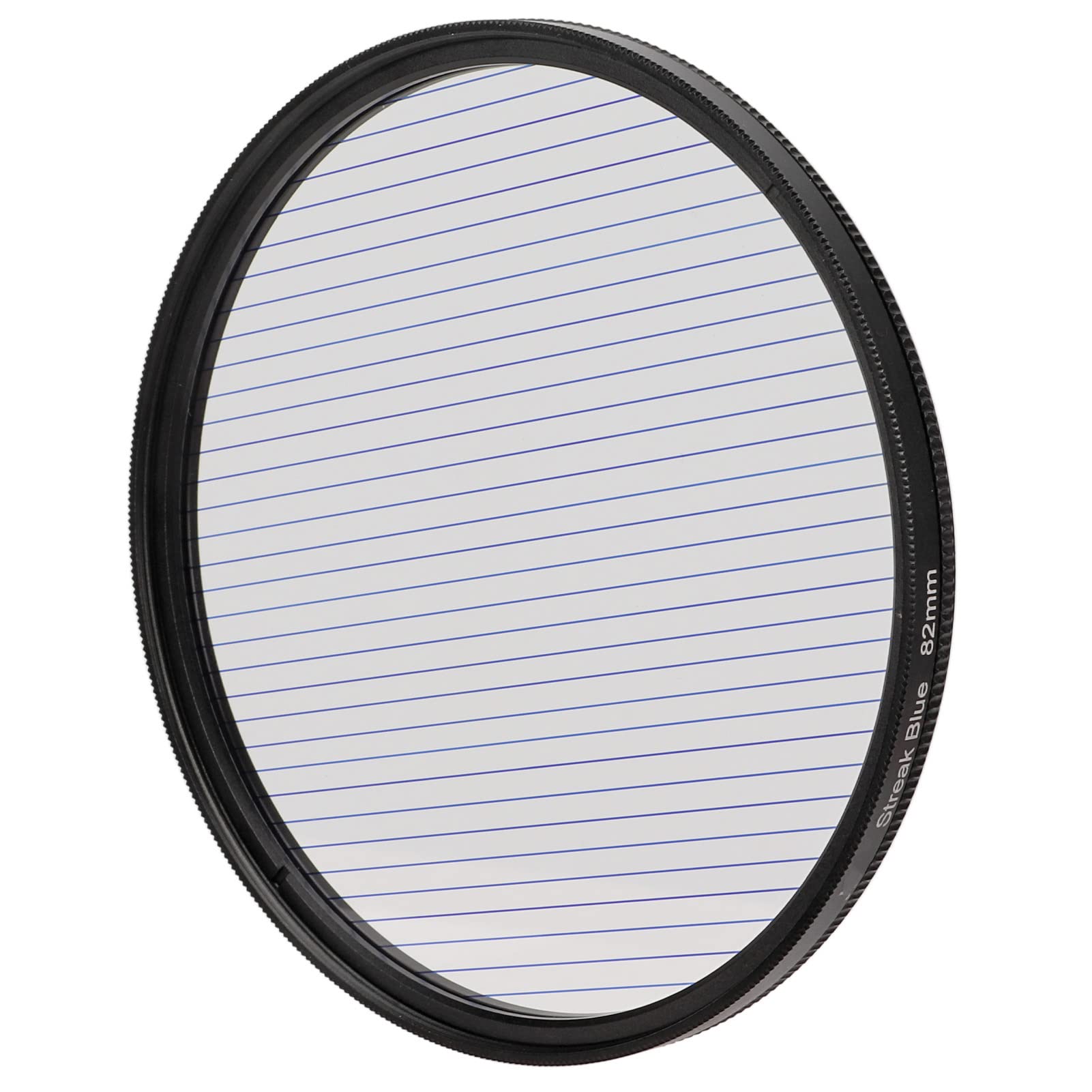 Annadue 82mm Blue/Golden Streak Anamorphic Effect Filter, Special Cinematic Effects Filter Optical Glass, for for for etc(Blue Stripes)