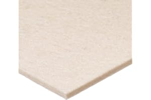 USASEALING USA Sealing BULK-FS-F1-16 Grade F1 Felt Sheet, No Adhesive, 1/4" Height, 12" Width, 12" Length