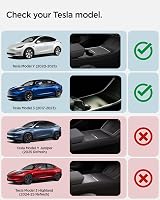 Spigen Tesla Model 3/Y Armrest Centre Console Organiser Tray Black Carbon view 2