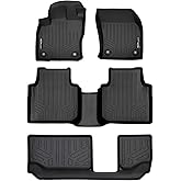 MAXLINER Custom Fit Floor Mats 3 Row Liner Set for 2018-2024 Volkswagen Tiguan