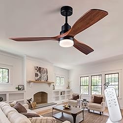 XBIBI 52 Inch Ceiling Fan with Lights Remote