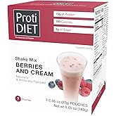 ProtiDiet - High Protein Meal Replacement Smoothie, Low Calorie, Low Fat, 15g Protein, Ideal Protein Compatible, 7 Servings P