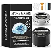 Epoxy Resin Polishing Kit, Premium Epoxy Resin Polishing Compound for Scratch Removal, Sanding for Jewelry, Metal & Stone Countertops - Restore Shine