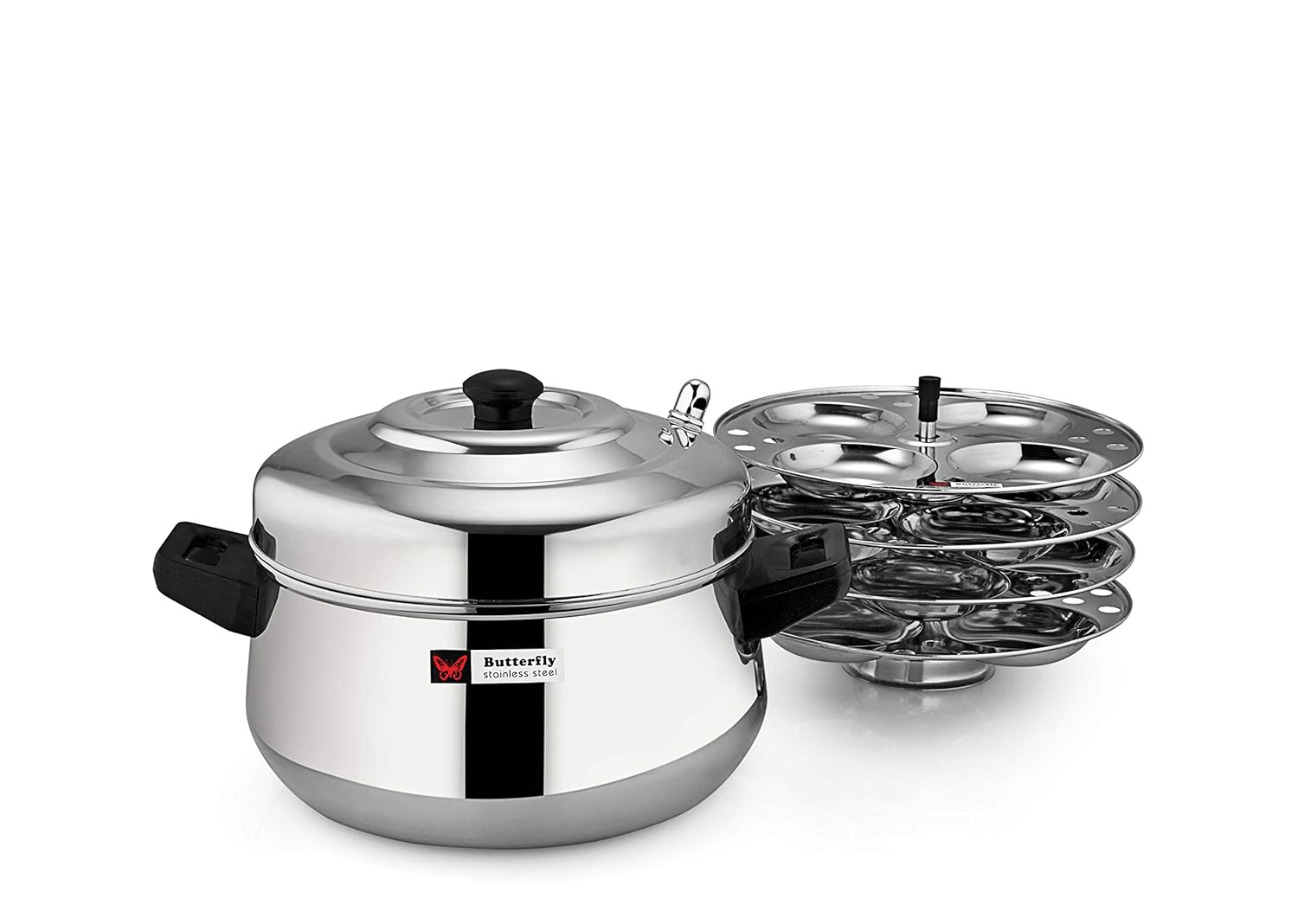 Butterfly Stainless Steel Curve Idli Cooker