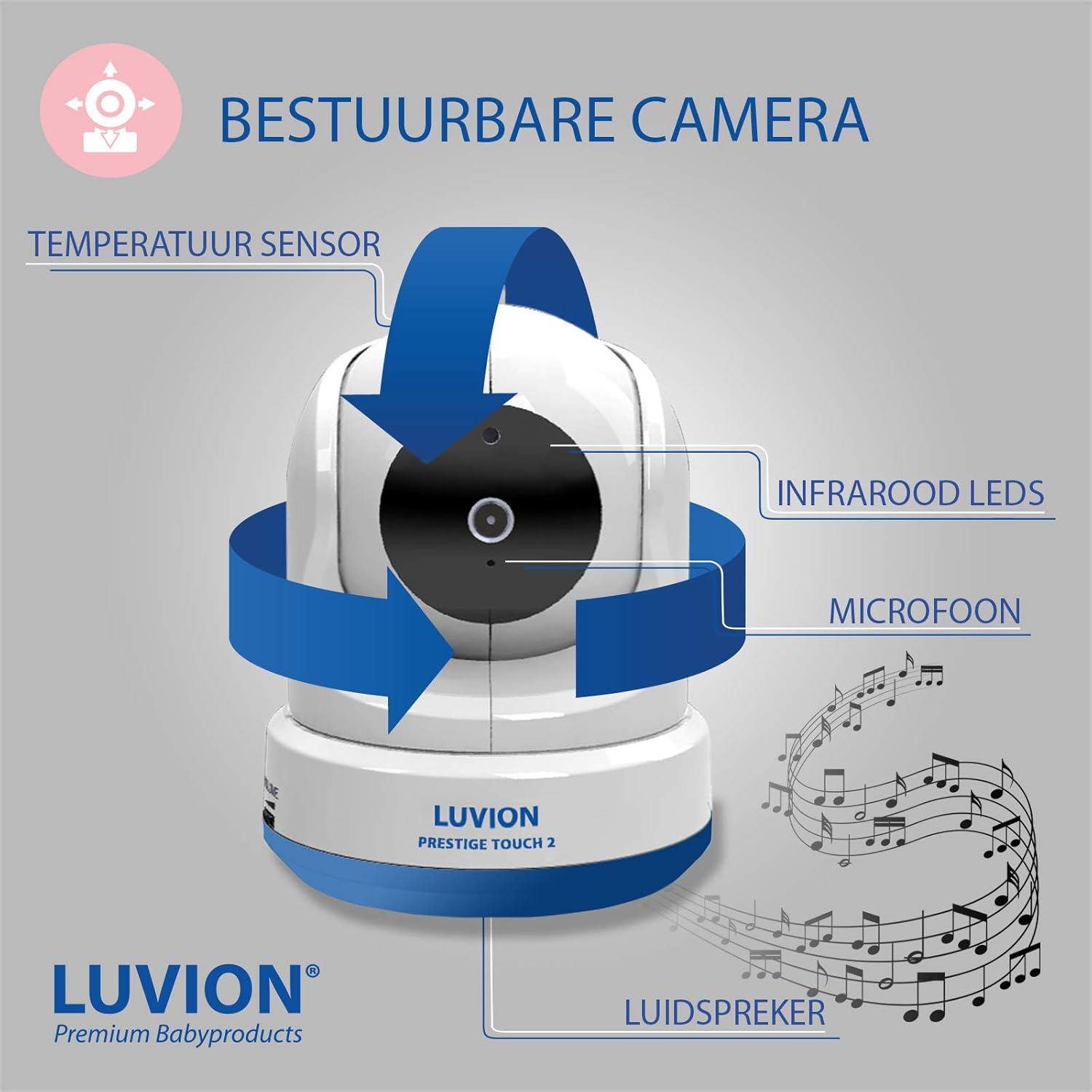 luvion prestige touch 2 video baby monitor