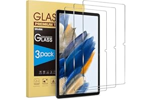 SPARIN 3 Pack Screen protector for Samsung Galaxy Tab A8 10.5 Inch, Tempered Glass Screen Protector for Galaxy Tablet A8 2022, Anti-Scratch