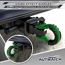 AUTMATCH Shackle Hitch Receiver 2 Inch - 3/4" D
