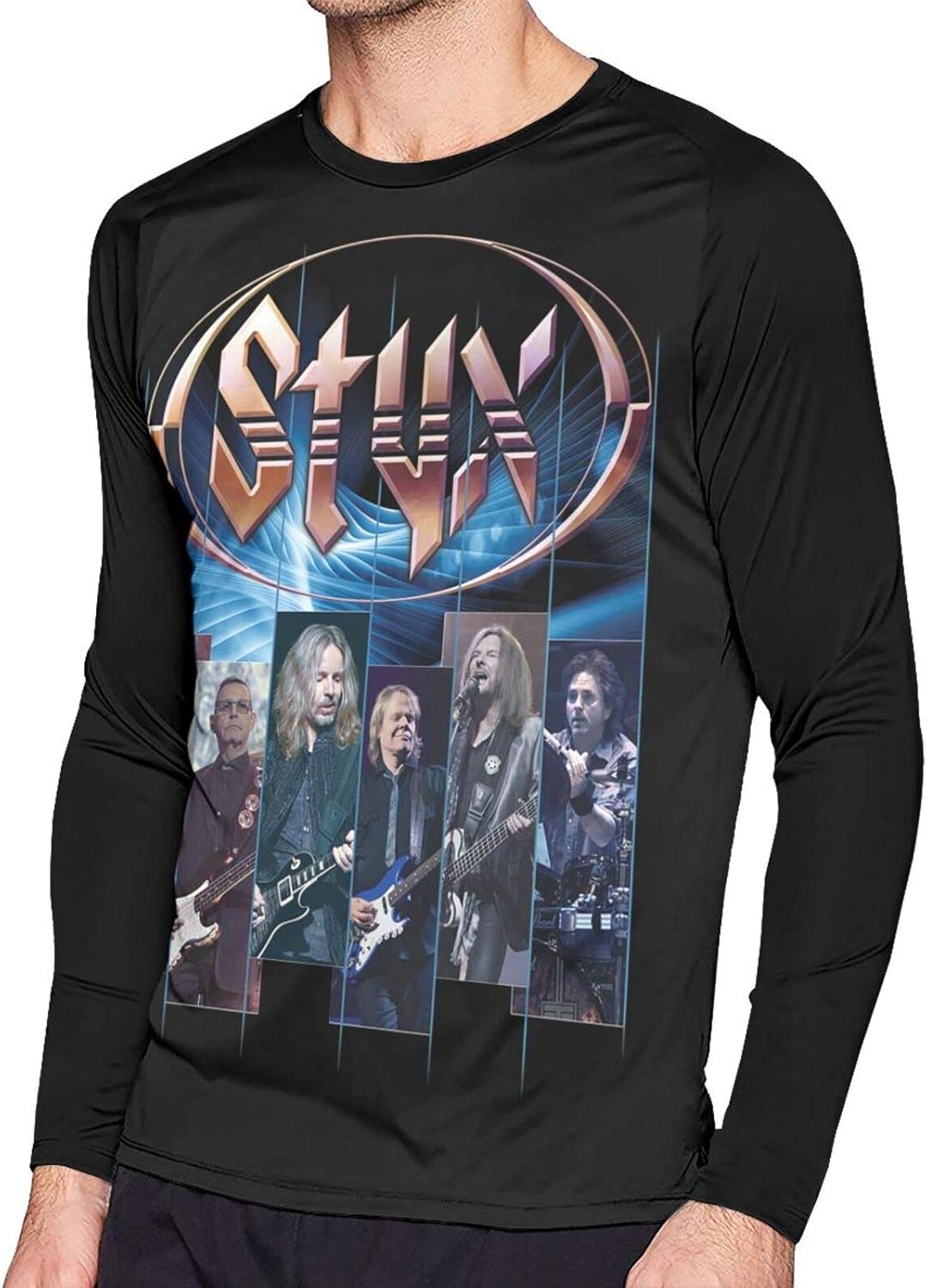 Amazon.com: Styx Band T Shirt Mens Long Sleeve Shirt Fashion O Neck