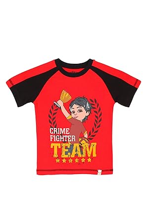 boys plain red t shirt