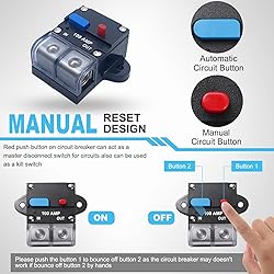 BULVACK 100 Amp Circuit Breaker Resettable Circuit