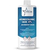 Stellar Chemical Corp Hydrochloric Acid 37% Solution, ACS Reagent Grade-1 Quart