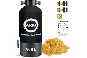 AKM Spotless Water System for car wash,Pre-Filled with DI Resin, DI Water System,Garden Hose Quick Connector, Deionized Water System for RV, Vehicles, Motorcycles, Bikes, Boats, Planes,No Spots