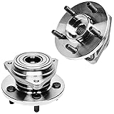 Detroit Axle - 2 Front Wheel Bearing Hubs for Jeep