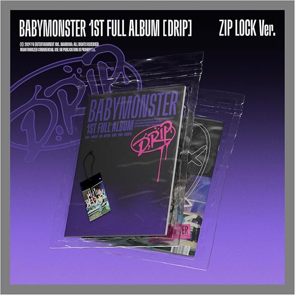 BABYMONSTER - 1st Full Album [DRIP] (BINDER Ver.) Photobook + CD +