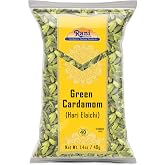 Rani Green Cardamom Pods Spice (Hari Elachi) 1.4oz (40g) ~ All Natural | Vegan | Gluten Friendly | NON-GMO | Kosher | Product of India