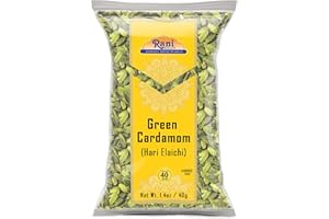 RANI BRAND AUTHENTIC INDIAN PRODUCTS Rani Green Cardamom Pods Spice (Hari Elachi) 1.4oz (40g) ~ All Natural | Vegan | Gluten Friendly | NON-GMO | Kosher | Product of India