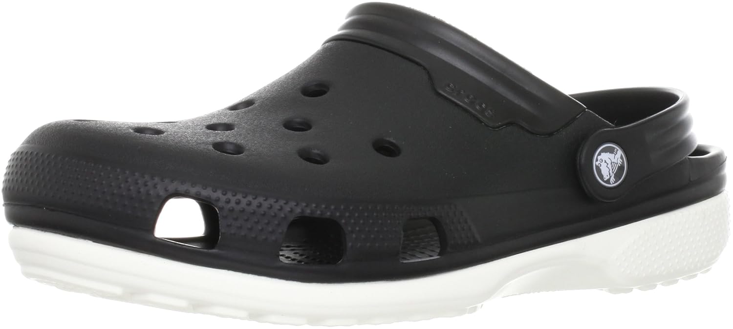 crocs duet men clog in black