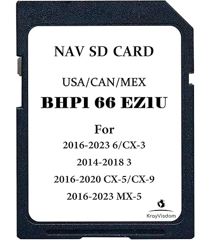 Amazon.com: Latest GPS Navigation SD Card BHP166EZ1T for 3 6 CX-3
