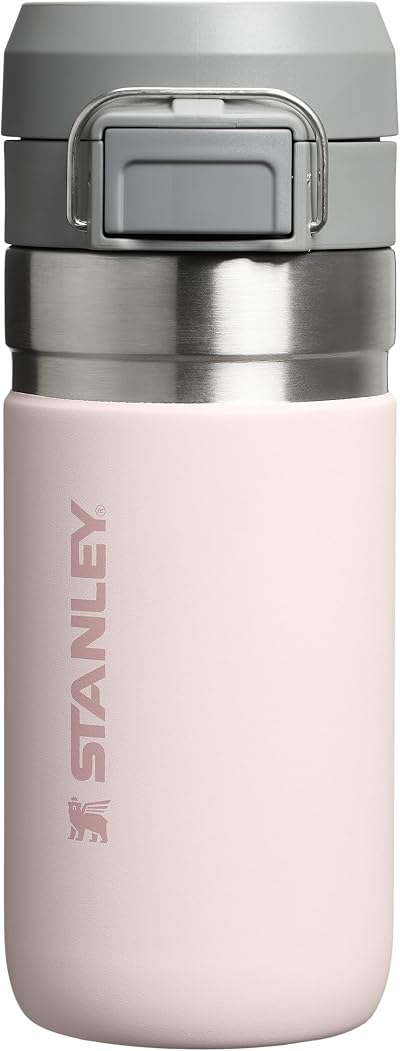 Stanley Quick Flip 0.47L Stainless Steel Water Bottle Rose Quartz