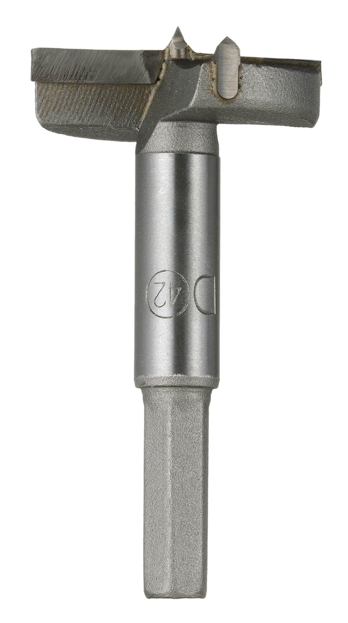 YoiYee 42mm Tungsten Carbide Woodworking Hole Saw Drill Bit, Hinge Boring Cutter Tool with Round Shank for Wood and Plastic - Includes Protective Case