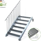 Alu-Profilholm-Treppe COLORADO für Außen, mit ...