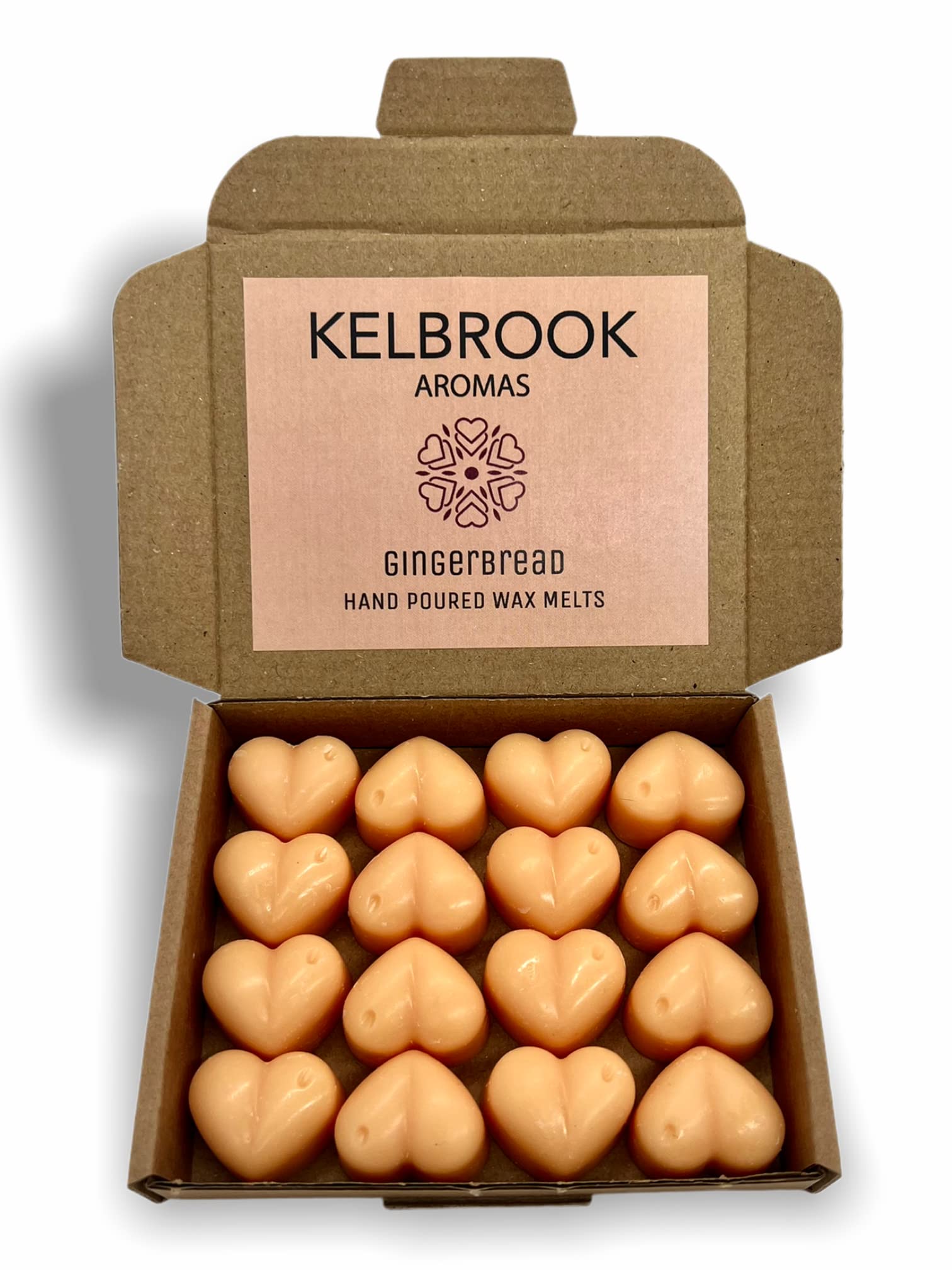 Wax Melts - Gingerbread | 16 Pack | Strong Scented | Made in the UK | Plastic Free | Vegan