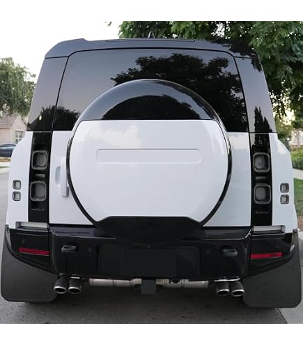 Junberoy Spare Tire Cover For Land Rover Defender 90/110/130 (2020-2025) - ABS Plastic, Eiger Grey