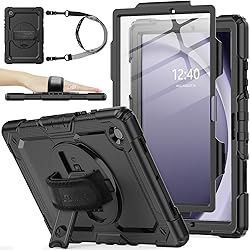 SEYMAC stock 360° Hand Strap Shockproof Case for