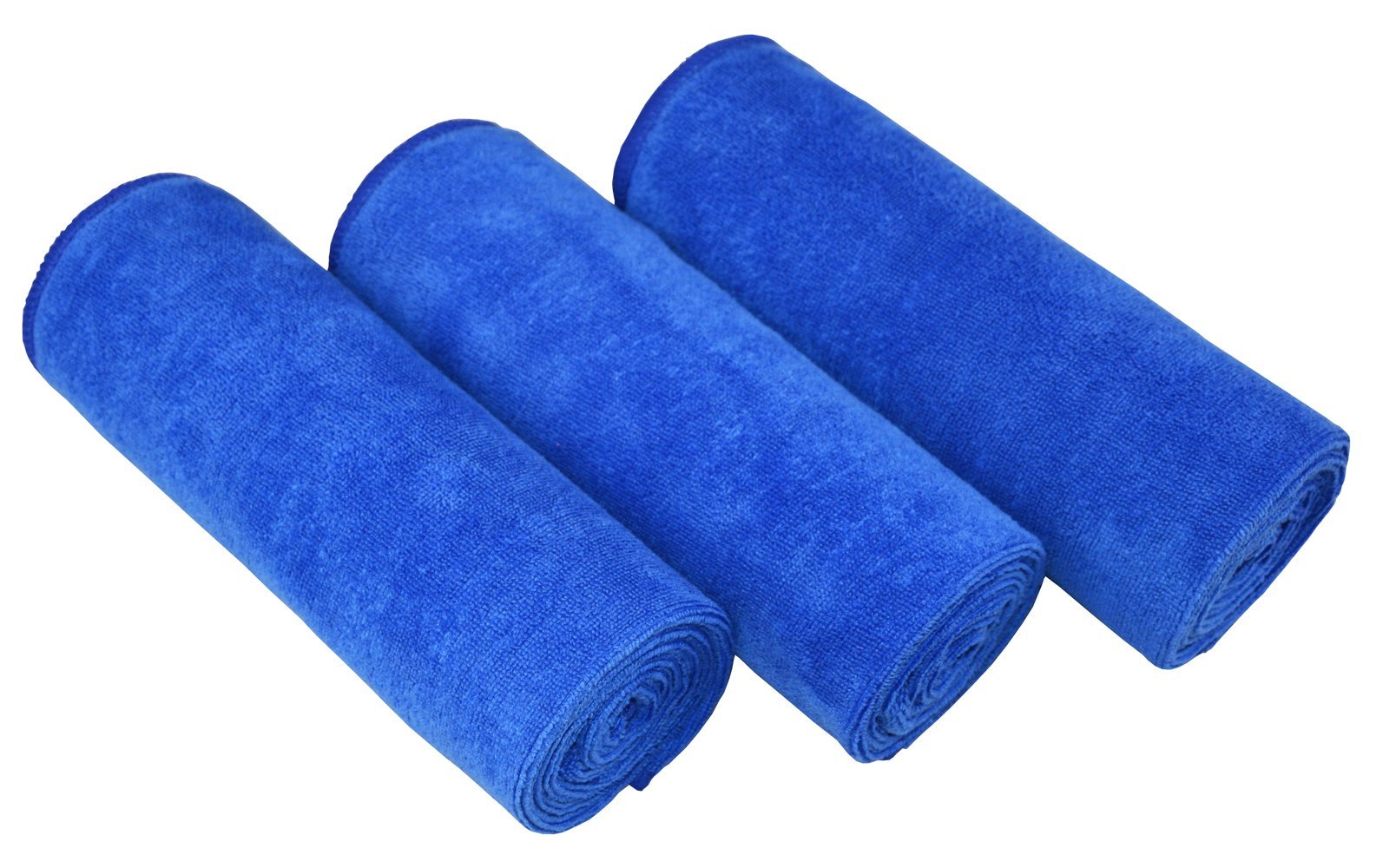 MAYOUTH Microfibre Sports Towels Fast Drying & Absorbent Gym Towel Workout Sweat Towels for Gym Fitness,Yoga, Camping 3-Pack 40cm X80cm,Dark Blue