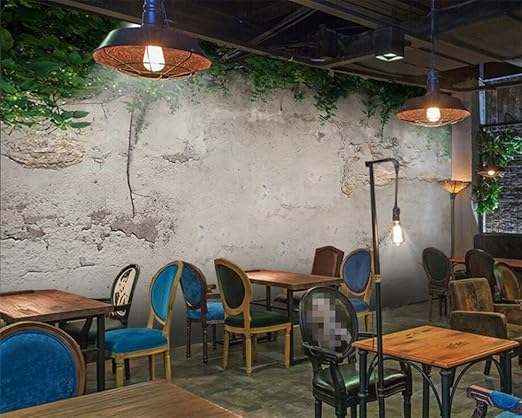 Amazon Co Jp Bzdhwwhカスタム写真壁紙現代3d壁壁画壁紙緑植物コンクリート壁アートリビングルーム寝室オフィス用紙 ホーム キッチン