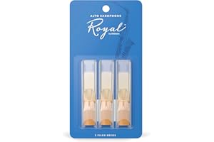 D'Addario Royal Alto Saxophone Reeds, Strength 2.5, Pack of 3