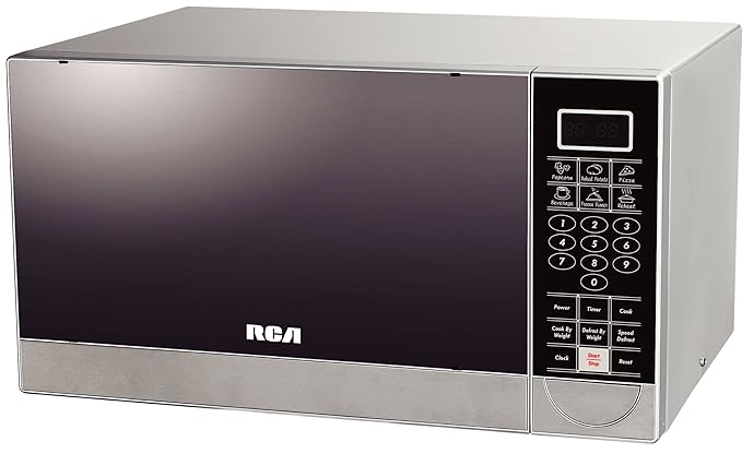 Amazon.com: RCA 1.1 pies cúbicos Acero Inoxidable Horno de ...