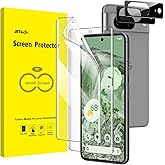 JETech Screen Protector for Google Pixel 8 with Camera Lens Protector, Flexible TPU Film, Fingerprint ID Compatible, HD Clear