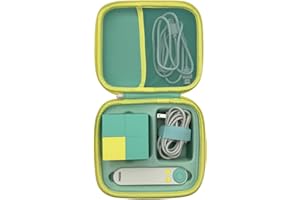 THISNESS Travel Carry Case Compatible with Nex Playground Game System Custom Design Hard Shell Storage Case Nex Protective Accessories, Green and Yellow