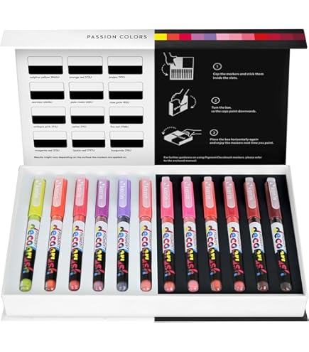 Amazon.com: Karin Brushmarker Pro 75pc Mega Box Plus brush tip