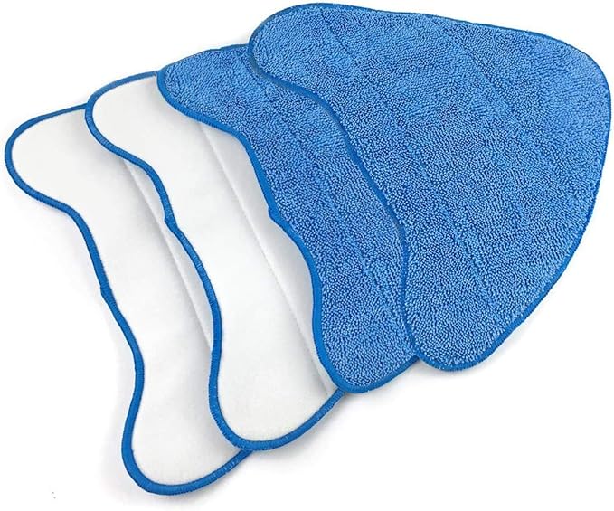 AIRGINE Vax Steam Mop Cleaning Pads 4 Pack Replacement Microfibre