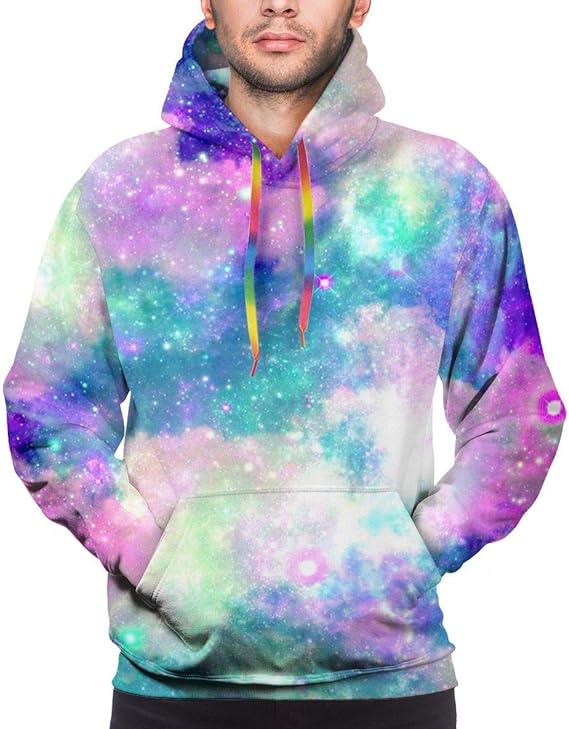 Amazon メンズパーカークラウドエクスプロージョンギャラクシースウェットスウェットシャツメンズカジュアルパーカーカジュアルトップフード付き トレーナー パーカー 通販