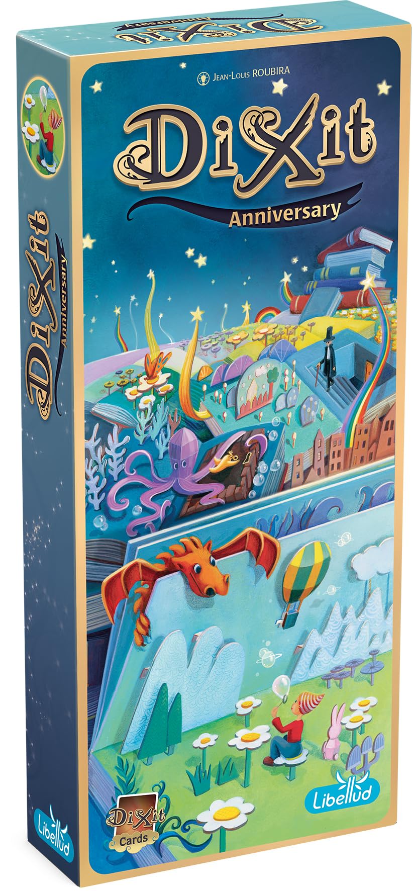 Asmodee Libellud | Dixit Anniversary | Expansion | Multi-Time Award Winning Imagination and Creativity Game | Ages 8+ | 3 to 8 Players | 30 Minutes per Game | Multilanguage (includes Spanish)