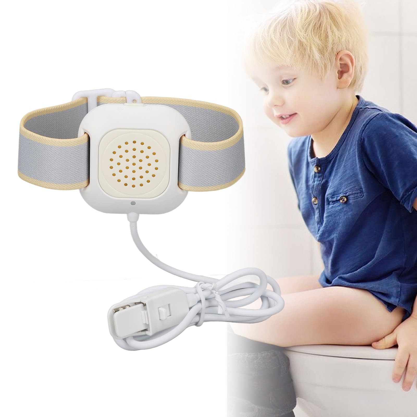 Adjustable Toilet Watch with Vibration Sound Alarm Drip Reminder Kids Training Potty Watch for Boys and Girls Children 210mAh
