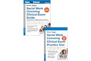 Social Work Licensing Clinical Exam Guide and Additional Print Practice Test Set